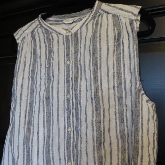 Lucky Brand Sleeveless Button up Top Size Large - Picture 1 of 5